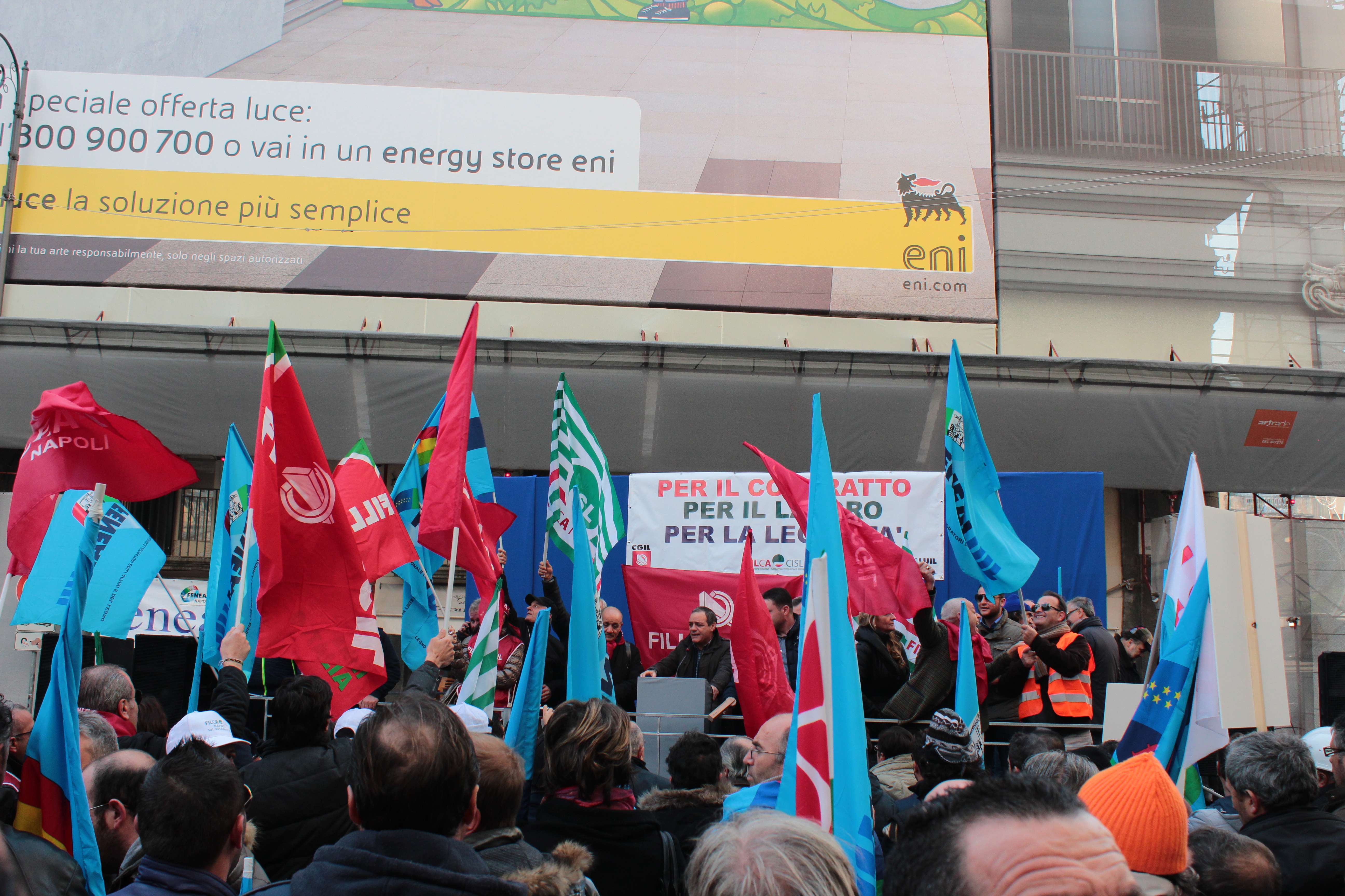 Sciopero unitario - Per il contratto, il lavoro e la legalità - Napoli 13 dicembre 2013